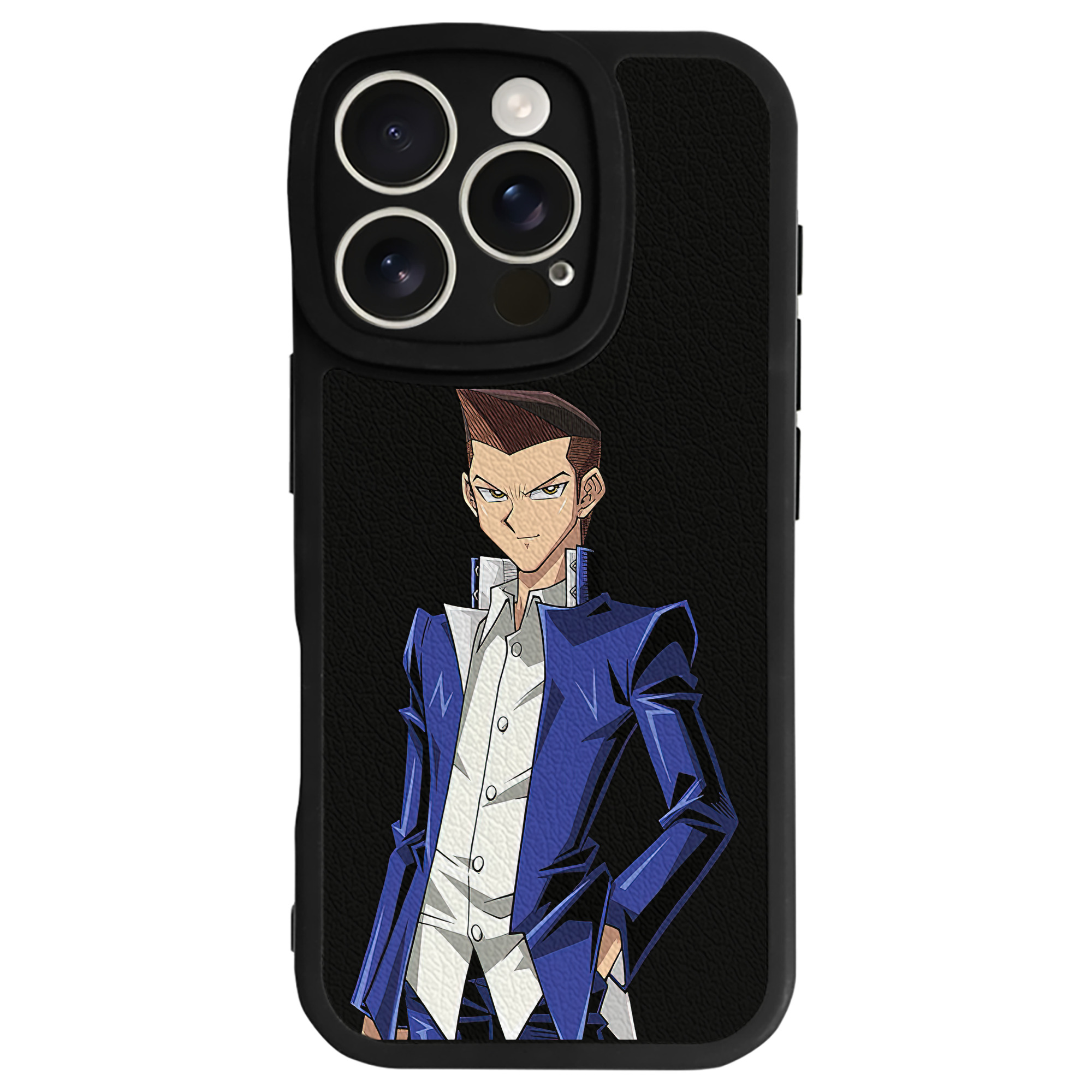 遊☆戯☆王 Yu-Gi-Oh! 【iPhone 16シリーズ対応】シリコンスマホケース（レザー調） 材質：シリコン